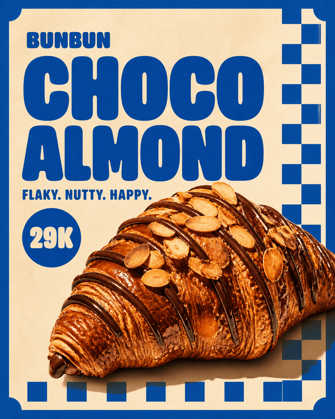 Choco Almond, salah satu menu favorit Bunbun Bakehouse